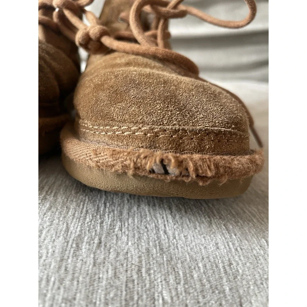 UGG Neumel II Short Chukkam Lace‎ Up Brown Boots Kids Size 3 UGG S/N 1017320K